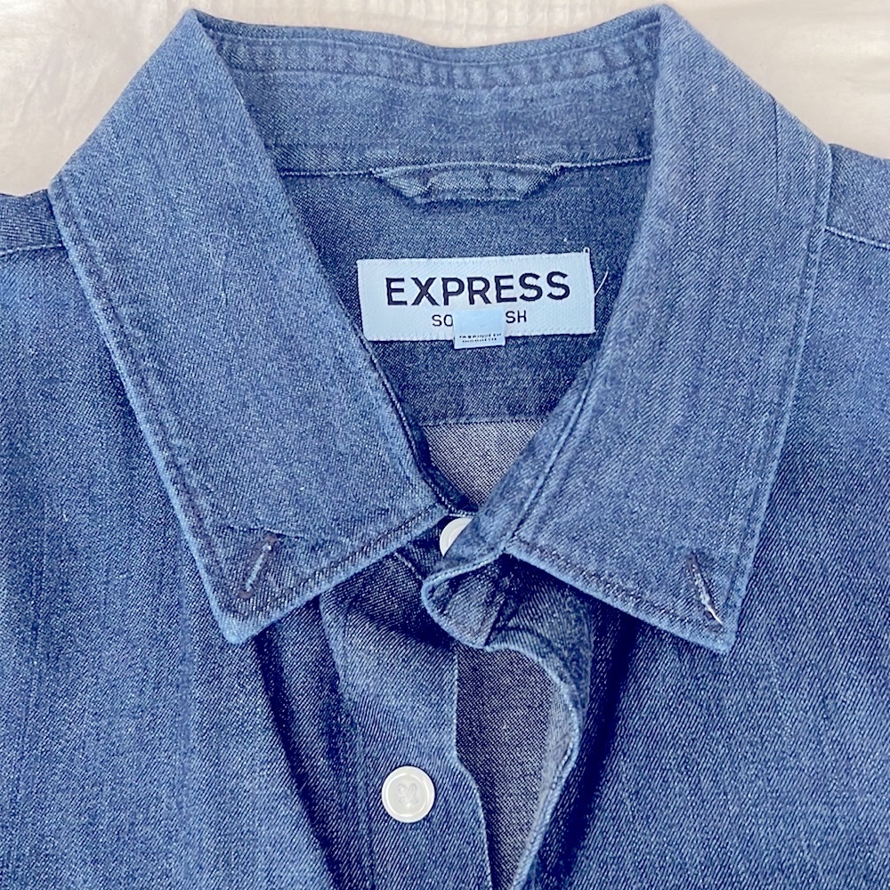 Men’s Express long sleeve button up